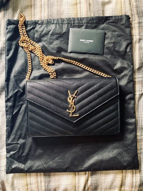 blue ysl purse|YSL black purse dupe.